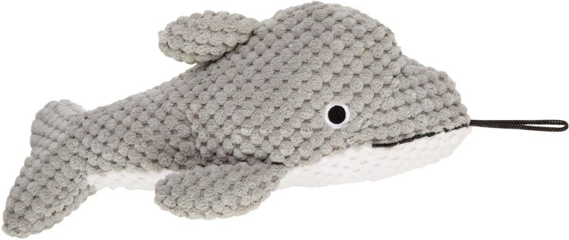 Pet | Dolphin Squeaker Dog Toy Pet GREY