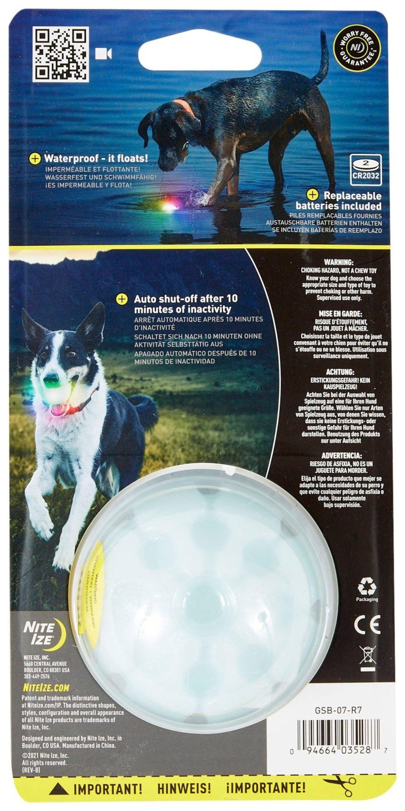 Pet | Glowstreak Disc-O Led Ball Pet BLUE