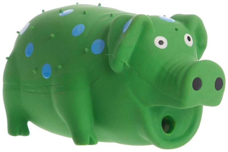 Pet | Green Pig Squeakables Latex Dog Toy Pet GREEN