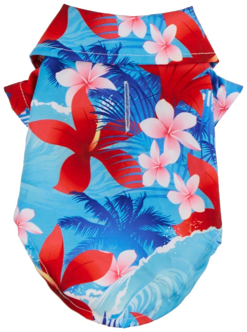 Pet | Hawaiian Dog Shirt Pet BLUE