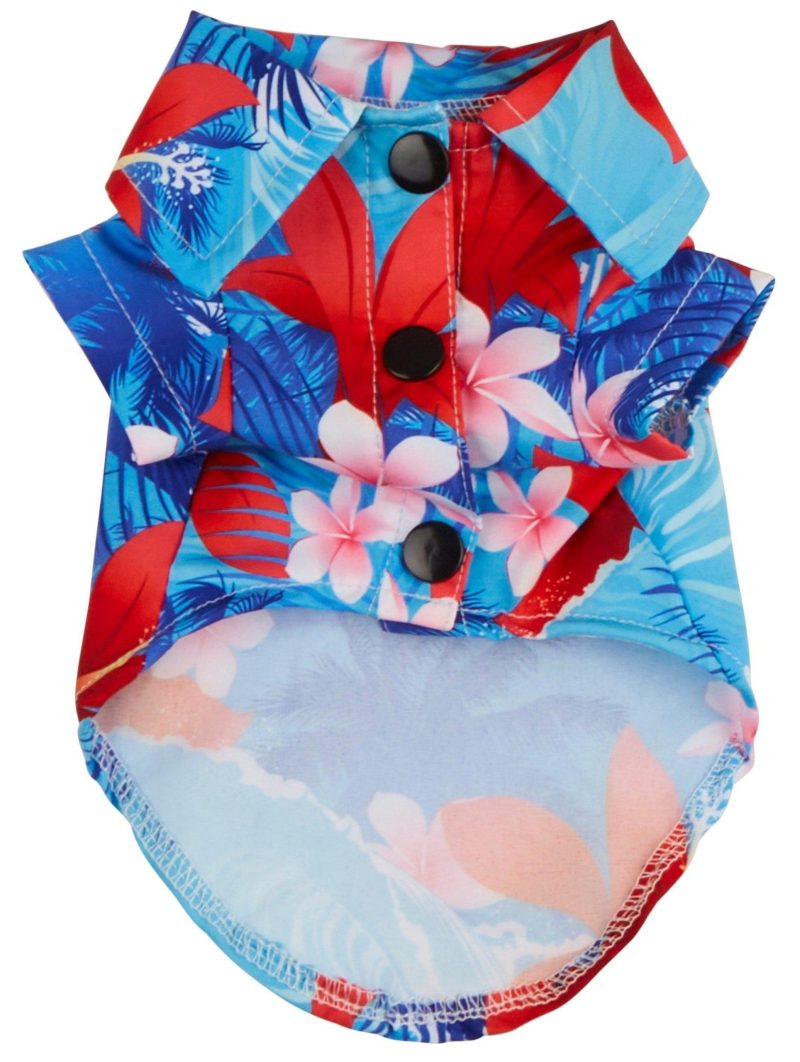 Pet | Hawaiian Dog Shirt Pet BLUE