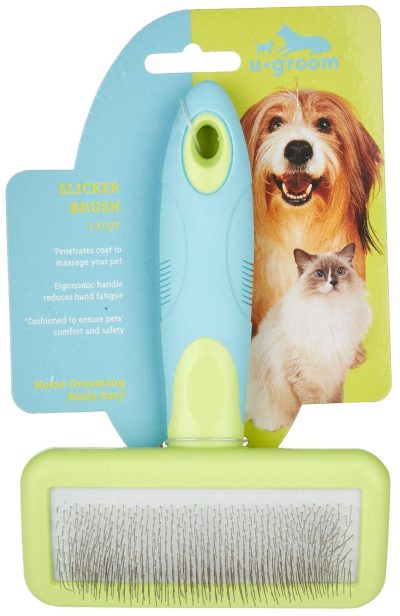 Pet | Large Slicker Brush For Pets Pet GREEN/BLUE