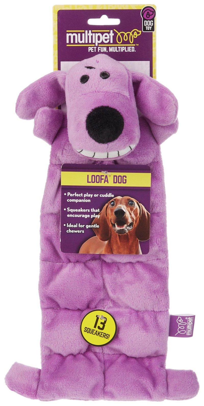 Pet | Loofa Dog 13 Squeaker Toy Pet Pet