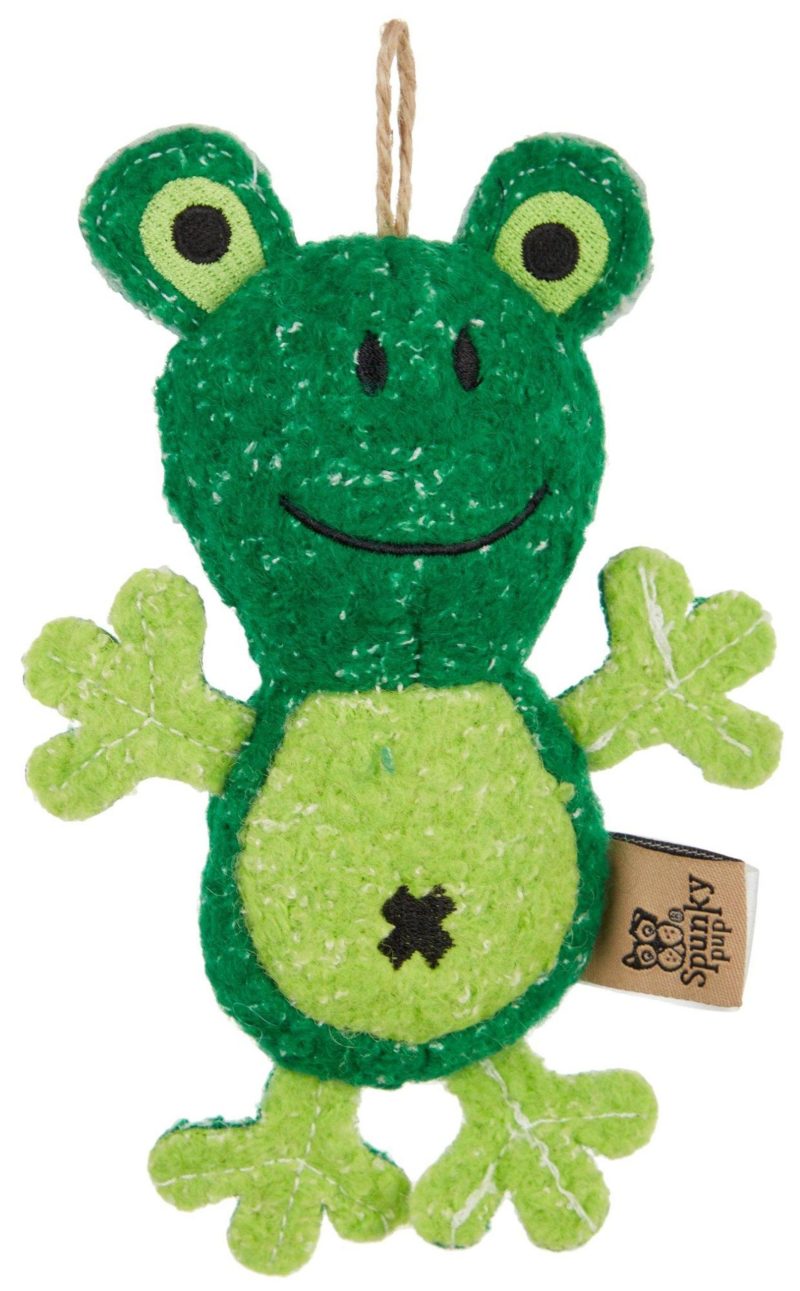 Pet | Mini Woolie Frog Dog Toy Pet GREEN