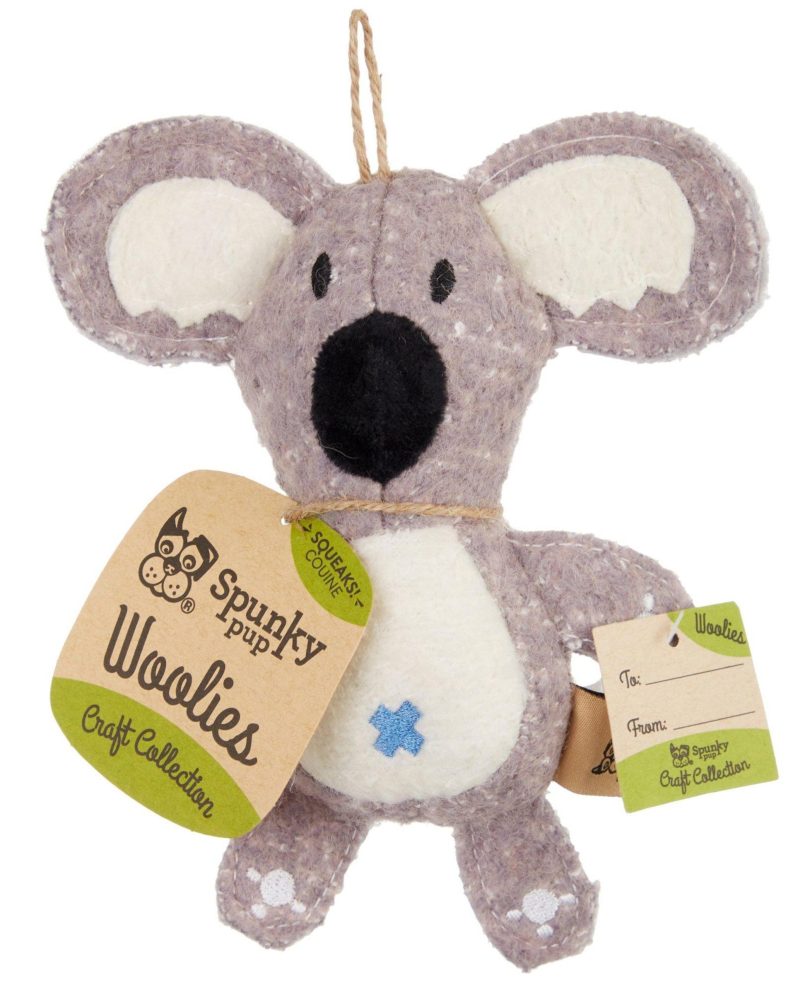 Pet | Mini Woolie Koala Dog Toy Pet GREY