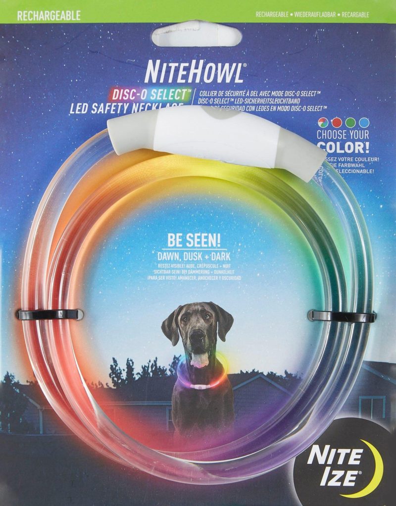 Pet | Nitehowl Disc-O Select Led Safety Necklace Pet MULTI