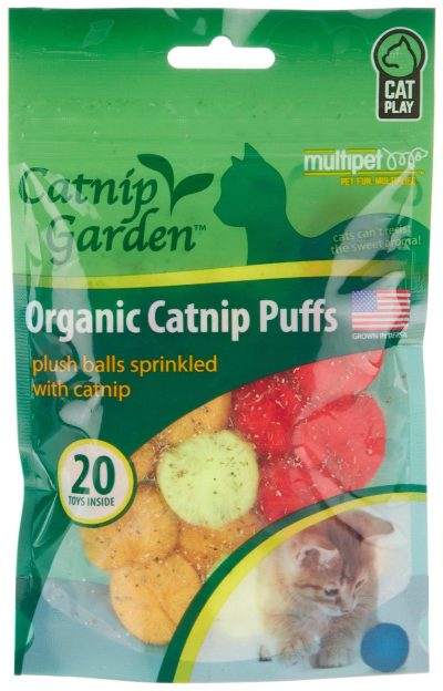 Pet | Organic Plush Catnip Puffs Cat Toy Pet MULTI