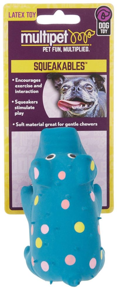 Pet | Pig Squeakables Latex Dog Toy Pet BLUE