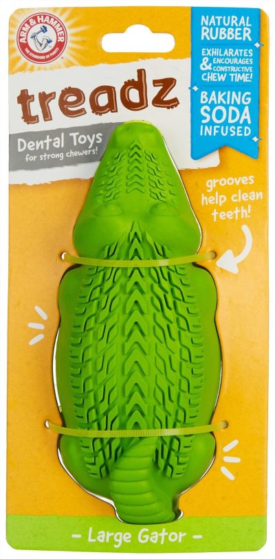 Pet | Treadz Super Gator Dental Dog Toy Pet GREEN