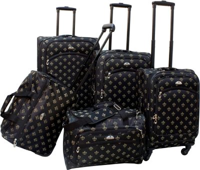 Luggage | 5-Pc. Fleur De Lis Luggage Set Luggage Luggage