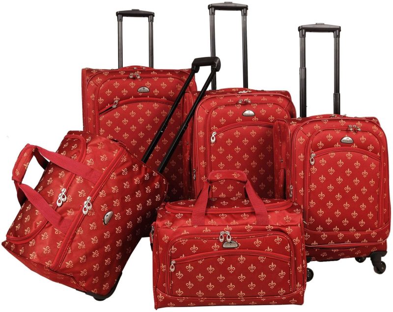 Luggage | 5-Pc. Fleur De Lis Luggage Set Luggage Luggage