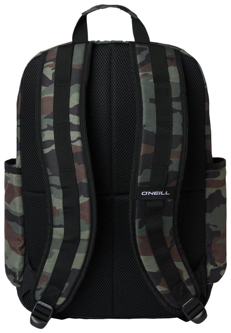 Luggage | O"Neill Camouflage Poly Canvas School Bag Backpack Luggage GREEN MULTI