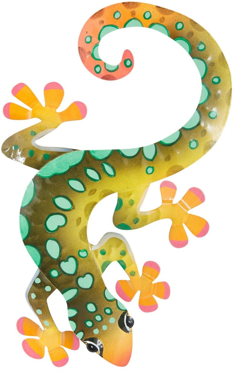 Home Décor | Gecko Metal Wall Decor Home Décor GREEN