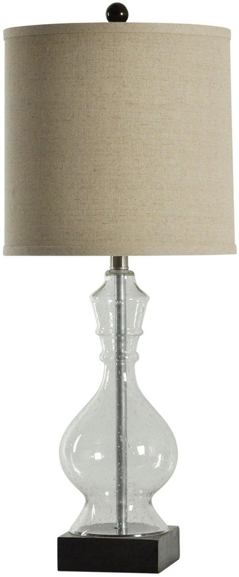 Home Décor | Glass Drum Table Lamp Home Décor ASTERIA BLUE