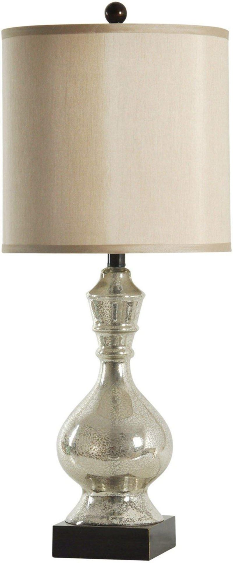 Home Décor | Glass Drum Table Lamp Home Décor ASTERIA BLUE