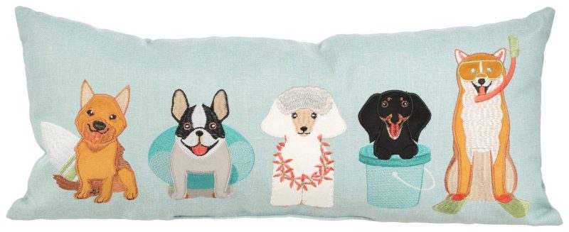 Bedding | 10 X 24 Beach Dogs Decorative Pillow Bedding Bedding