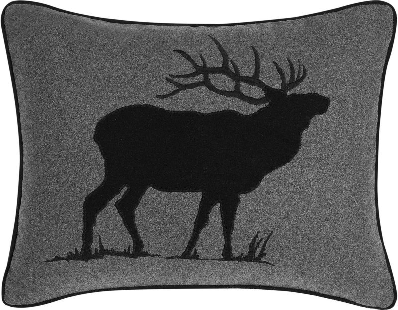 Bedding | Elk Charcoal Throw Pillow Bedding Bedding