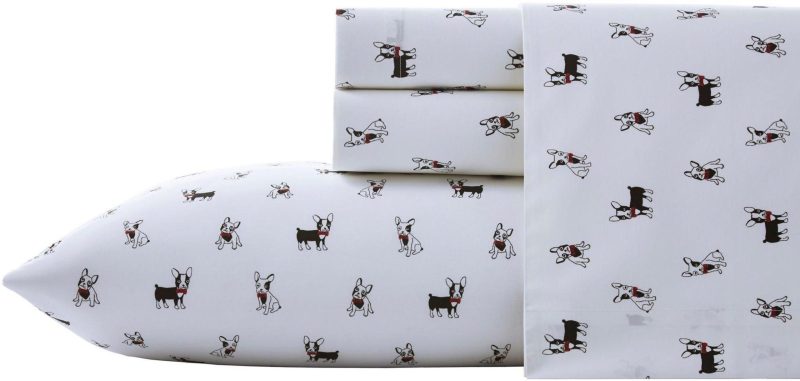 Bedding | Frenchie Print Sheet Set Bedding Bedding