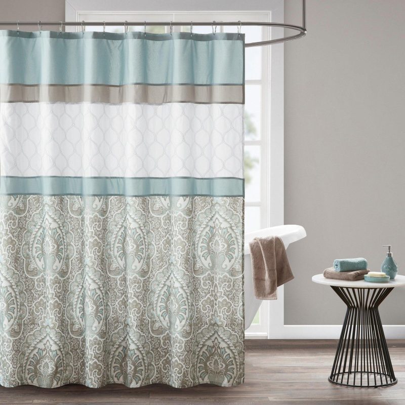 Bath | Shawnee Printed & Embroidered Shower Curtain Bath Bath